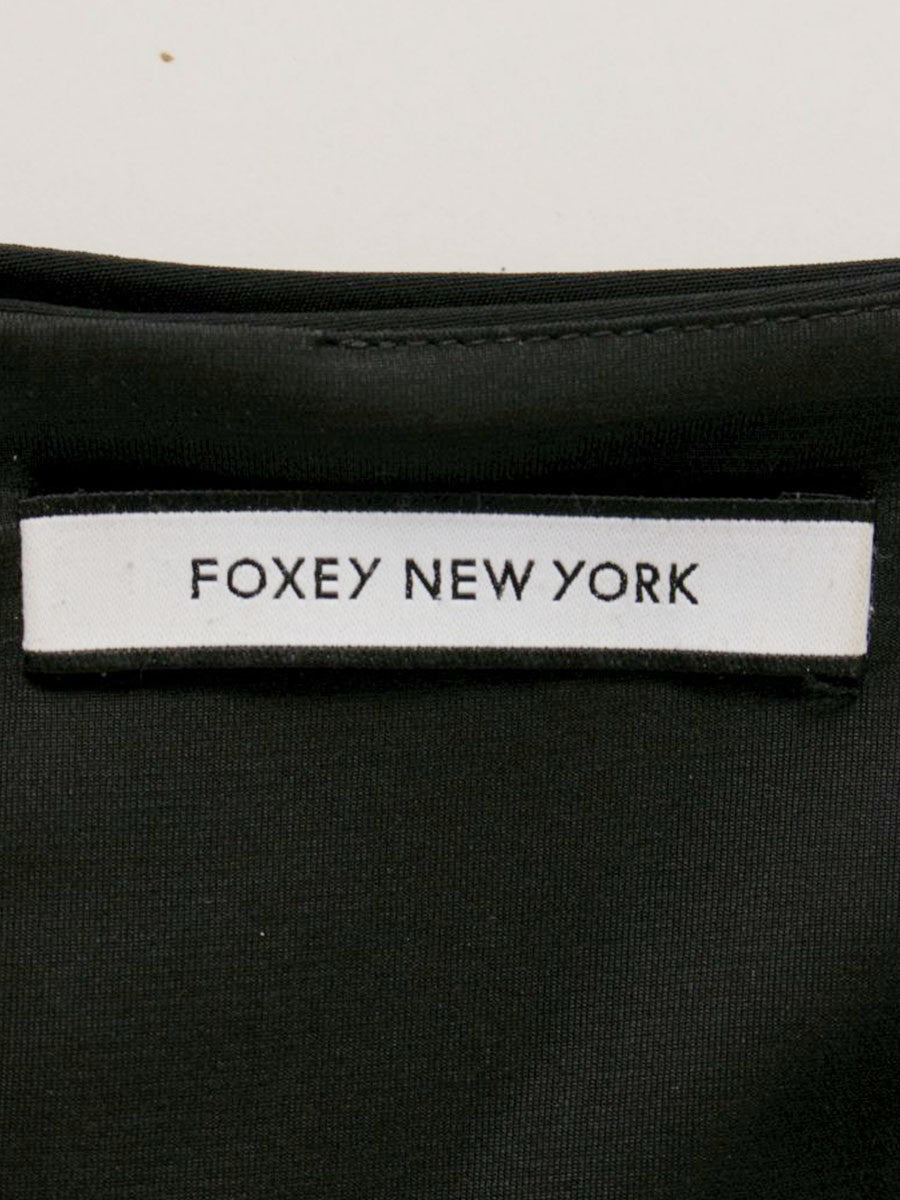 フォクシーニューヨーク Barron バロン 36344 ワンピース 40 ブラック バックジップ IT3DCXU8PJ8Q