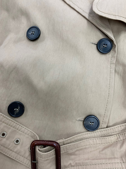 ウィークエンドマックスマーラ 522101276 ジレ 40 ベージュ トレンチ ロング ベスト ベルト付き ITB771R8FH68