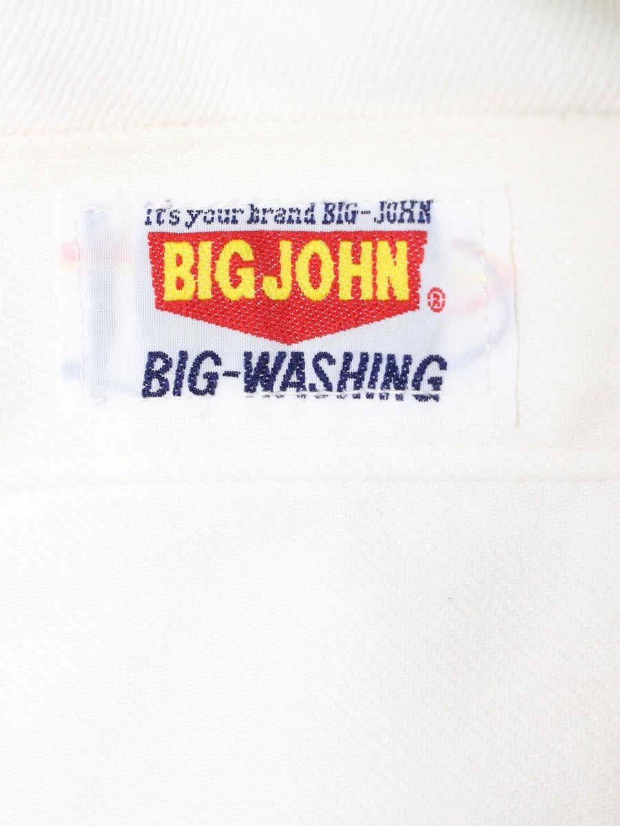 ビッグジョン ベルボトム MH402B デニムパンツ 31 ホワイト ボタンアップ ブーツカット 復刻 IT2V3MXXGNBT