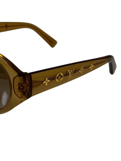 ルイヴィトン オプセシオン・ロン Z0032E サングラス ゴールド プラスチックフレーム ロゴ オーバル ITQRMVQI7ZM4