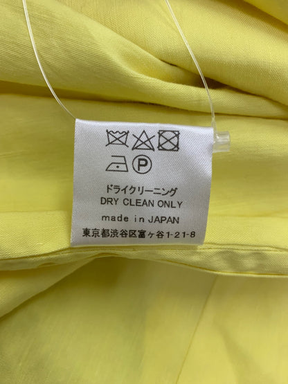 ナディア classic gown dress N0670 ワンピース F イエロー リネン混 23SS ITPBH87ZJDWU