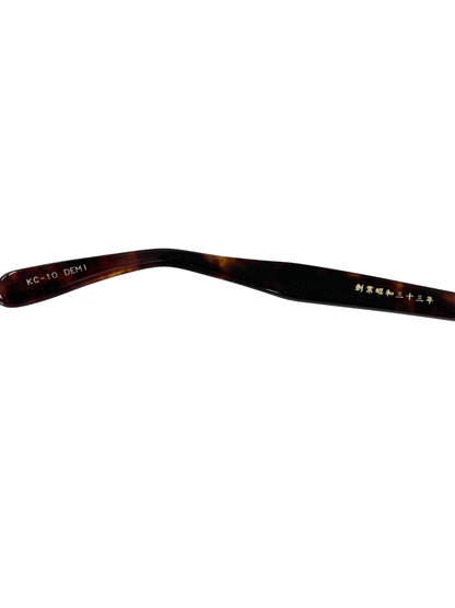 金子眼鏡 KC-10 メガネ ブラウン べっ甲柄 丸メガネ ITBSZMF2FJAO