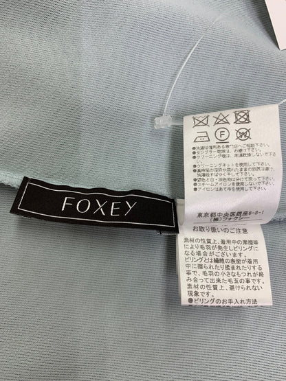 フォクシーブティック エレガントスクエアー 37943 ニットセーター 40 ブルー ITWO339X3LCE