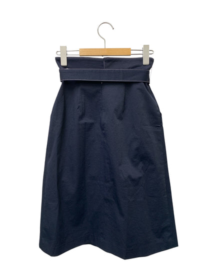 エムズグレイシー Ribboned  Semi Tight Skirt 917307 スカート 36 ネイビー ITEO4PFYJ97O
