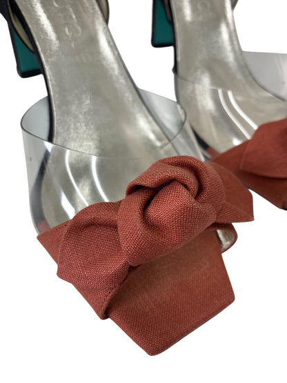 フォクシーブティック サンダル 34.5 ピンク リボン ITXSHZT61IHI 【SALE】