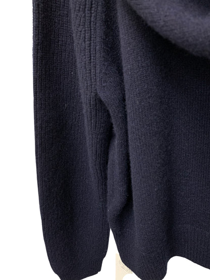 フォクシーブティック Knit Parka Florence Hoodie 43206 40 ネイビー ITBQFQMNETOM