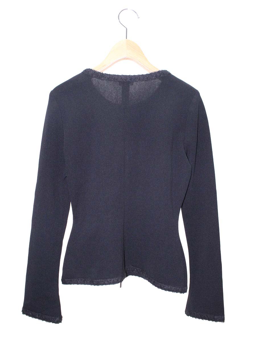 フォクシーブティック 19038 カーディガン 40 ブラック ジップアップ ITPPDJ1AGU9S