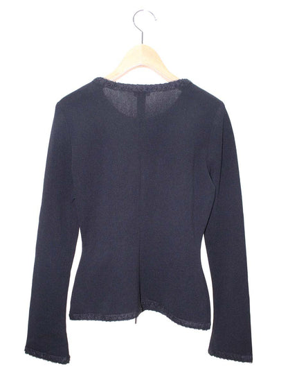 フォクシーブティック 19038 カーディガン 40 ブラック ジップアップ ITPPDJ1AGU9S