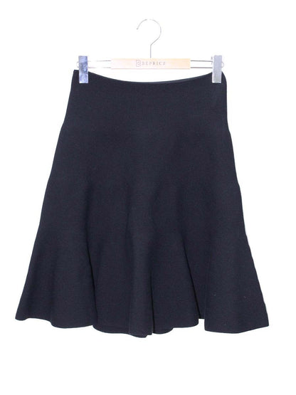 エムズグレイシー 428511 スカート 38 ブラック ニット ITDD7LNIGHW8