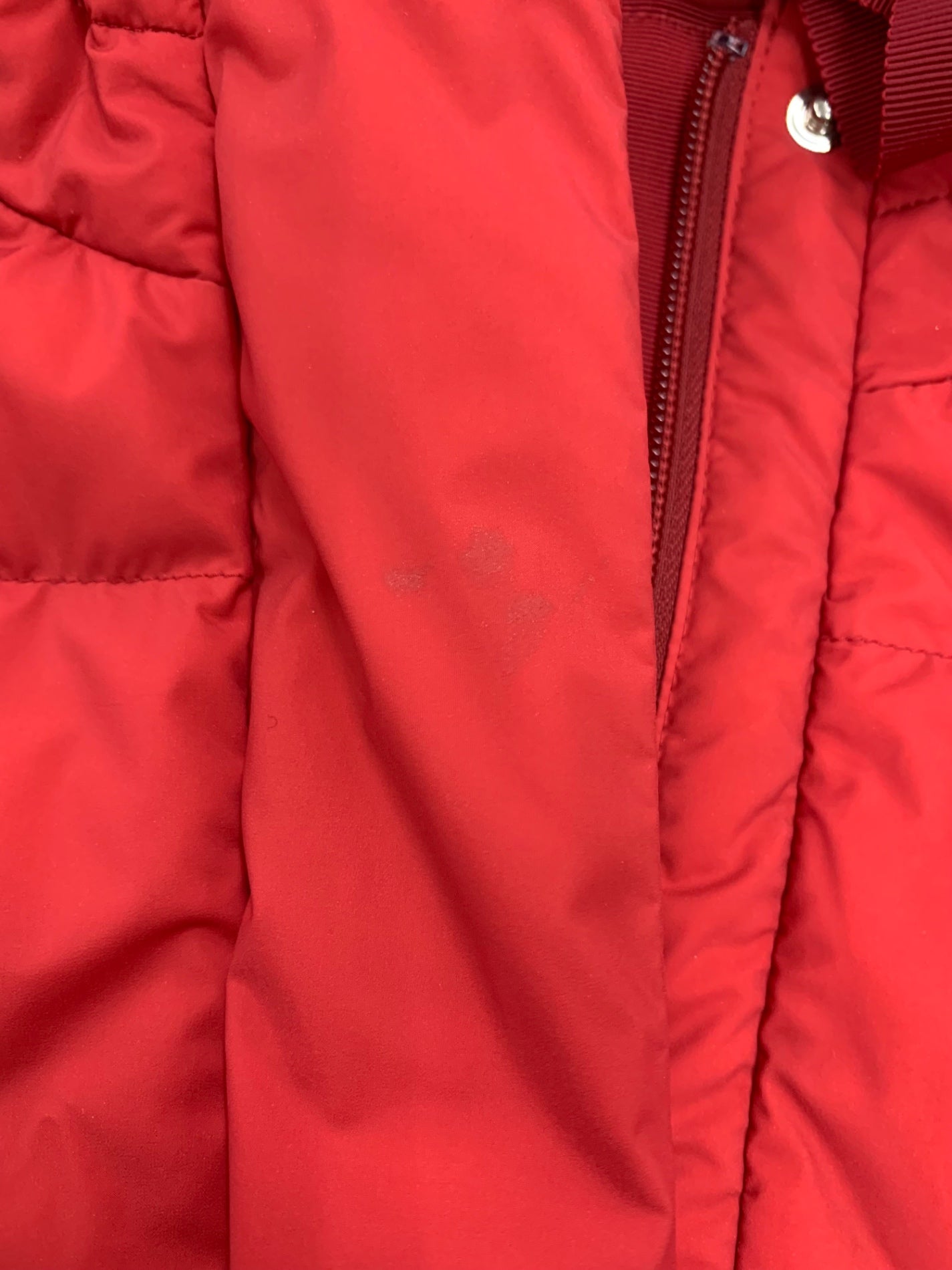 エムズグレイシー 919511 ダウンコート 38 レッド レッキスファー 2way カメリア ダブルジップ IT0ENOOIQ1IP