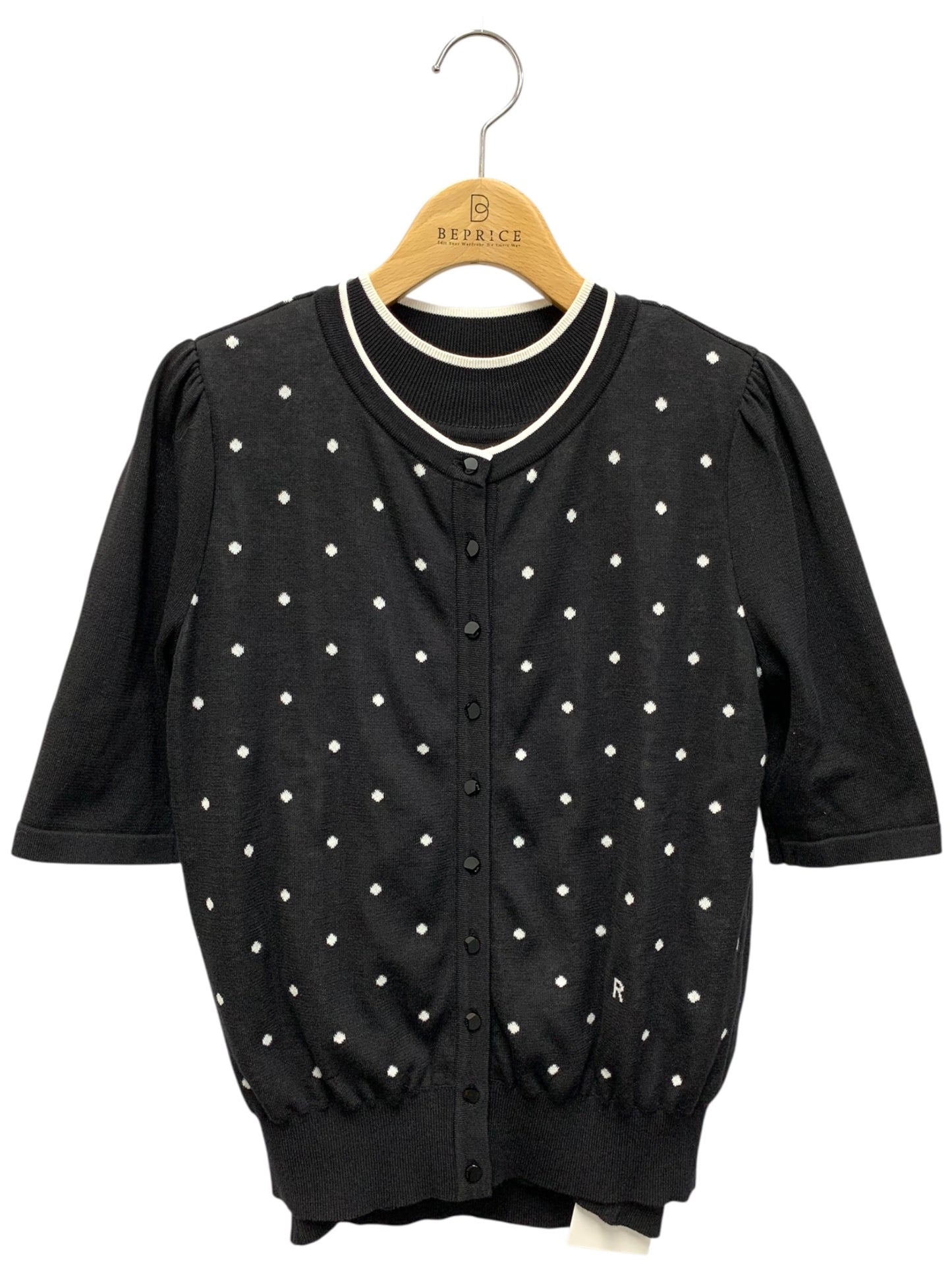 ルネ 6222470 6222460 アンサンブル 36 ブラック ニット Rロゴ ITAHMB7BE1RI 【SALE】