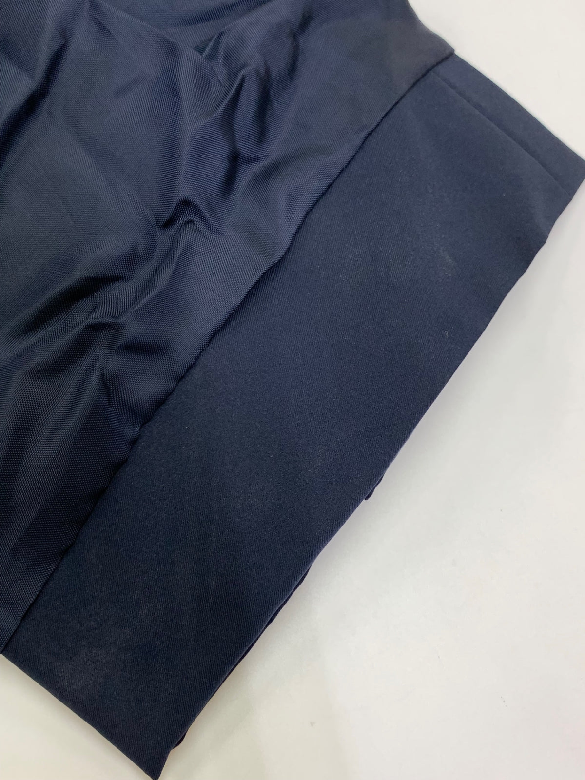 エムズグレイシー 819101 コート 38 ネイビー ノーカラー Aライン リボン ITCXXN9CM7BG
