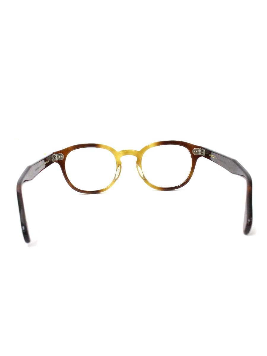 モスコット LEMTOSH メガネ 眼鏡 ブラウン レムトッシュ  セルフレーム フルリム ウェリントン クリア ITXW98XF21MP