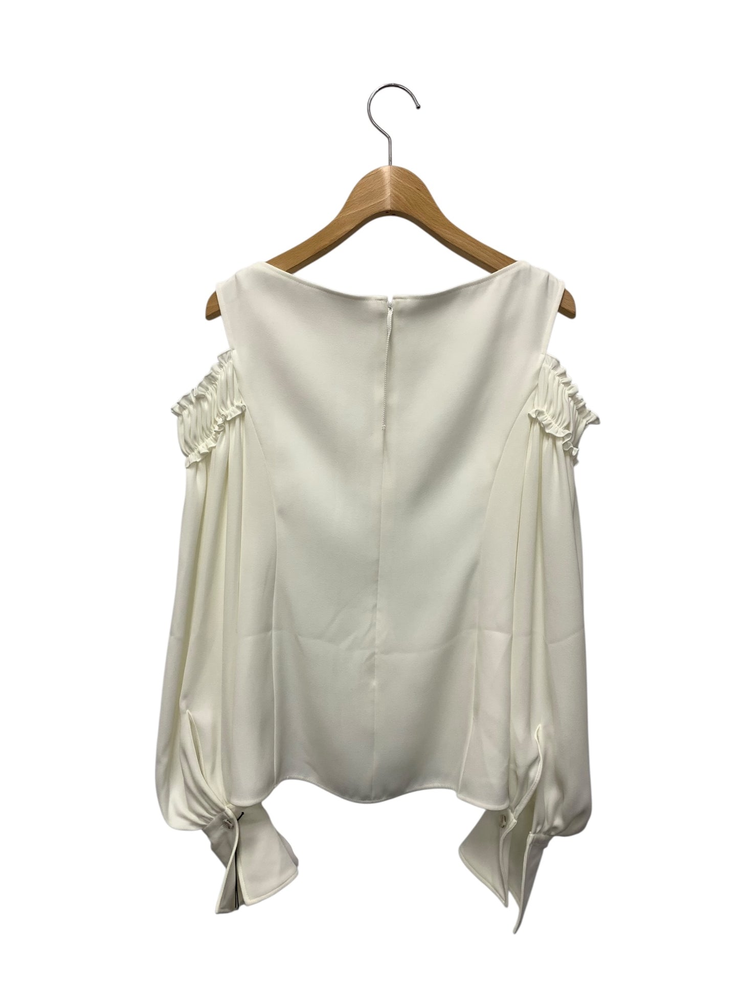 アディアム Ania Top 44772 トップス 0 ホワイト アニアトップ フリル ITAICVBYFQ6W 【SALE】