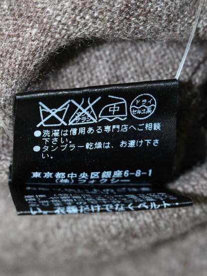 フォクシーブティック 22955 セーター 40 ブラウン ロング カシミヤ IT10UBMSB9GV