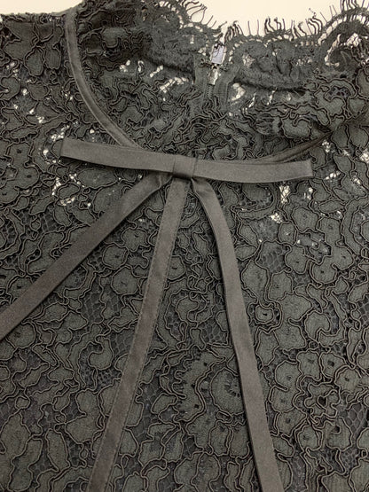 ルネ 6946760 ワンピース 36 ブラック カットワーク ITA26K8SGRCG