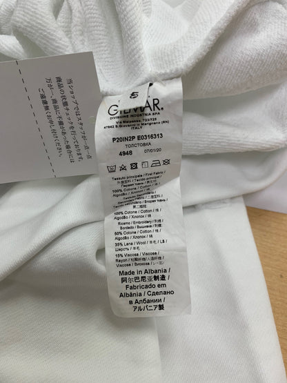 ヌメロヴェントゥーノ 20SS スウェット トレーナー ホワイト コットン ロゴワッペン IT8R373NVIVC