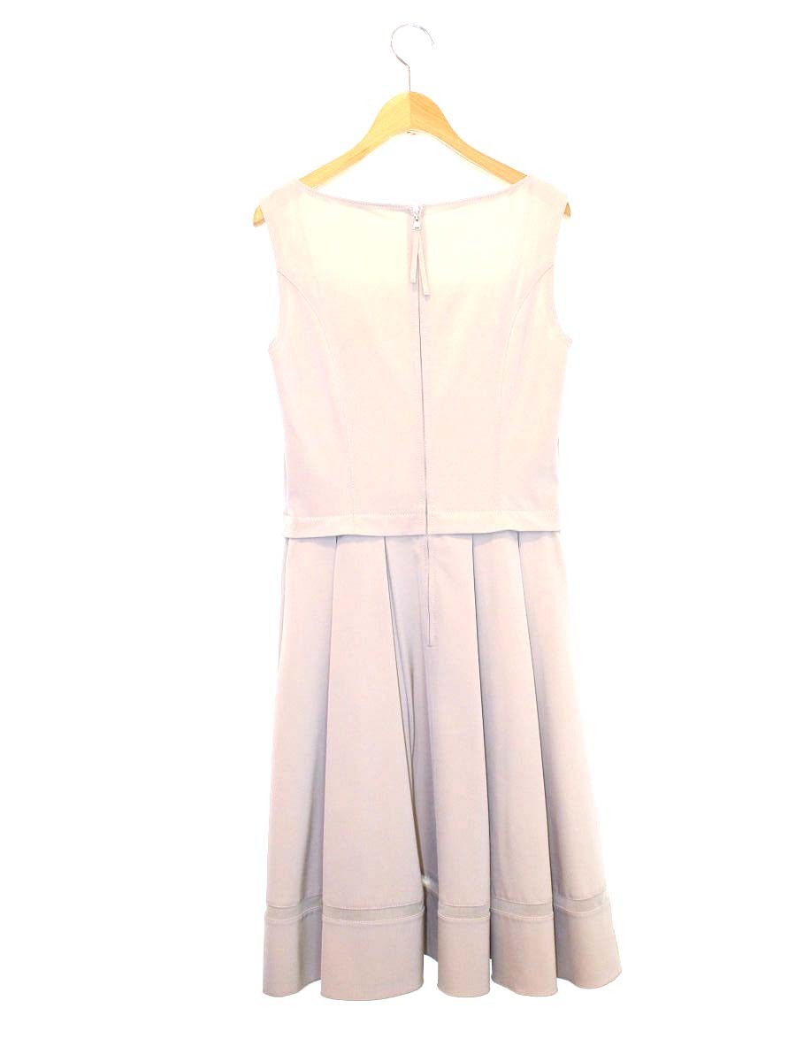 フォクシーニューヨーク 25445 ワンピース 40 ベージュ ストレッチ ITAKKO2JIGNW