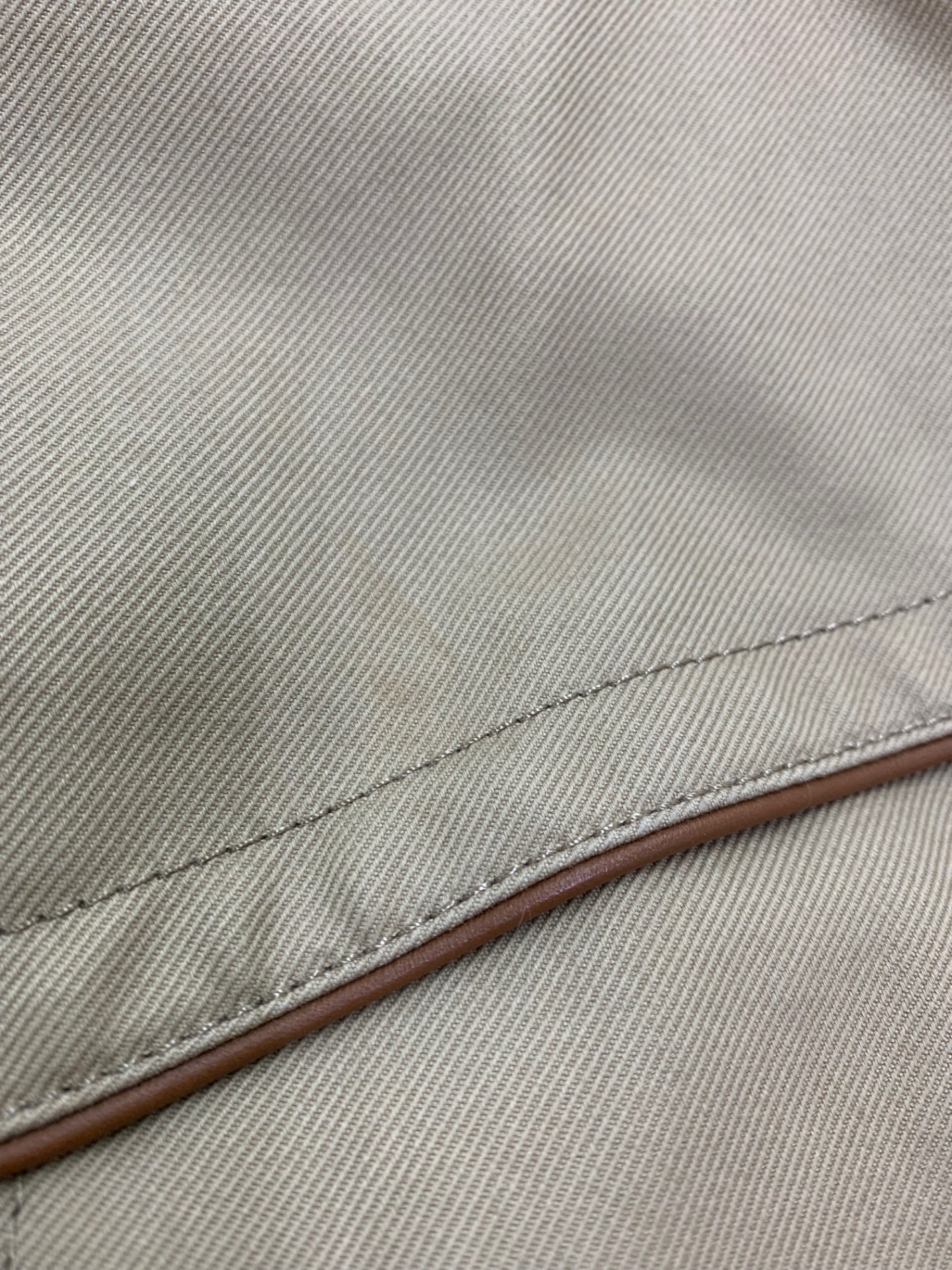 バーバリーブルーレーベル FNF17-534-40 トレンチコート 38 ベージュ ファー付き ITP0YKBRJB34