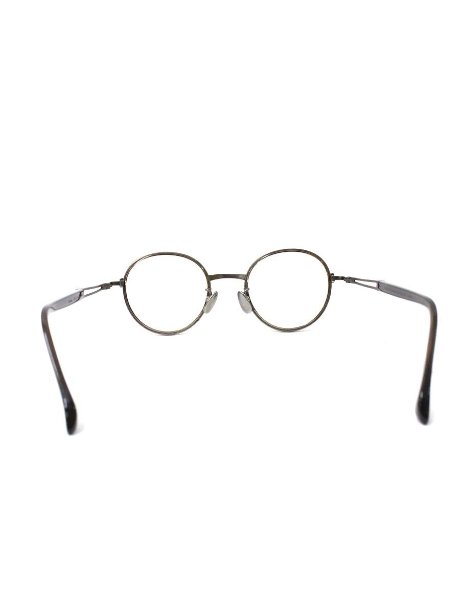 テイラーウィズリスペクト MAX メガネ アンティークゴールド/ブラウン コンビフレーム ボストン IT7U0WMSMGCW