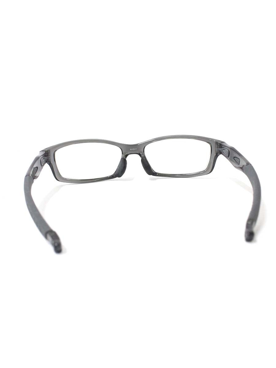 オークリー CROSSLINK OX8029-1756 メガネ グレー セルフレーム フルリム スクエア ITPYJLVC7MG2