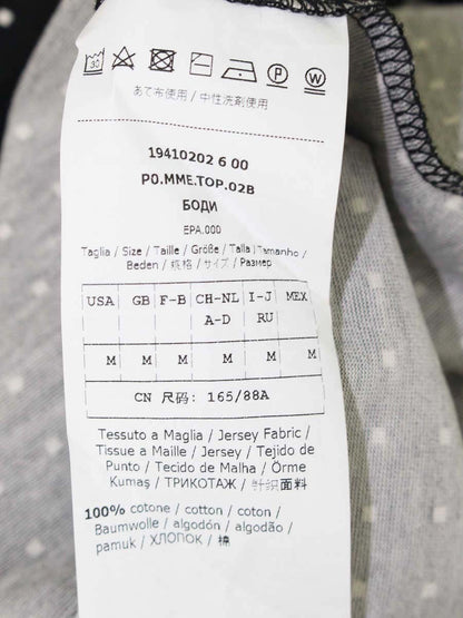 マックスマーラ 19410202600 カットソー M ブラック ドット 水玉 ITOHAALQ2KX0