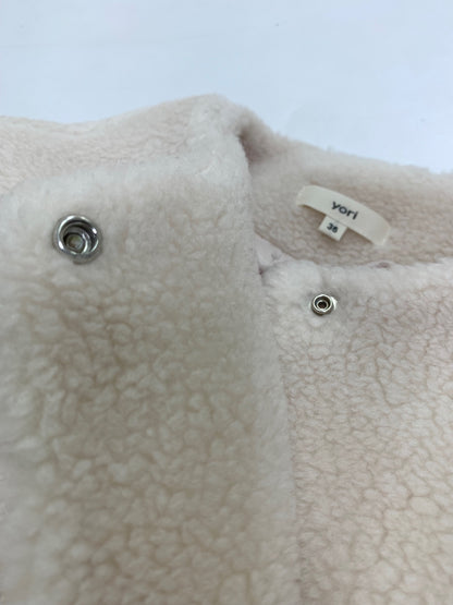 ヨリ YR25-23093AW-2 ボアコート 36 ベージュ fluffy boa coat ITU7T305GUU8