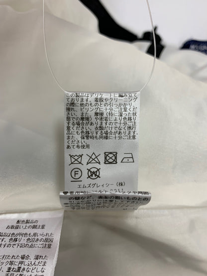 エムズグレイシー 411108 ワンピース 38 ブラック ローズモチーフ IT10ZWPS8C0K