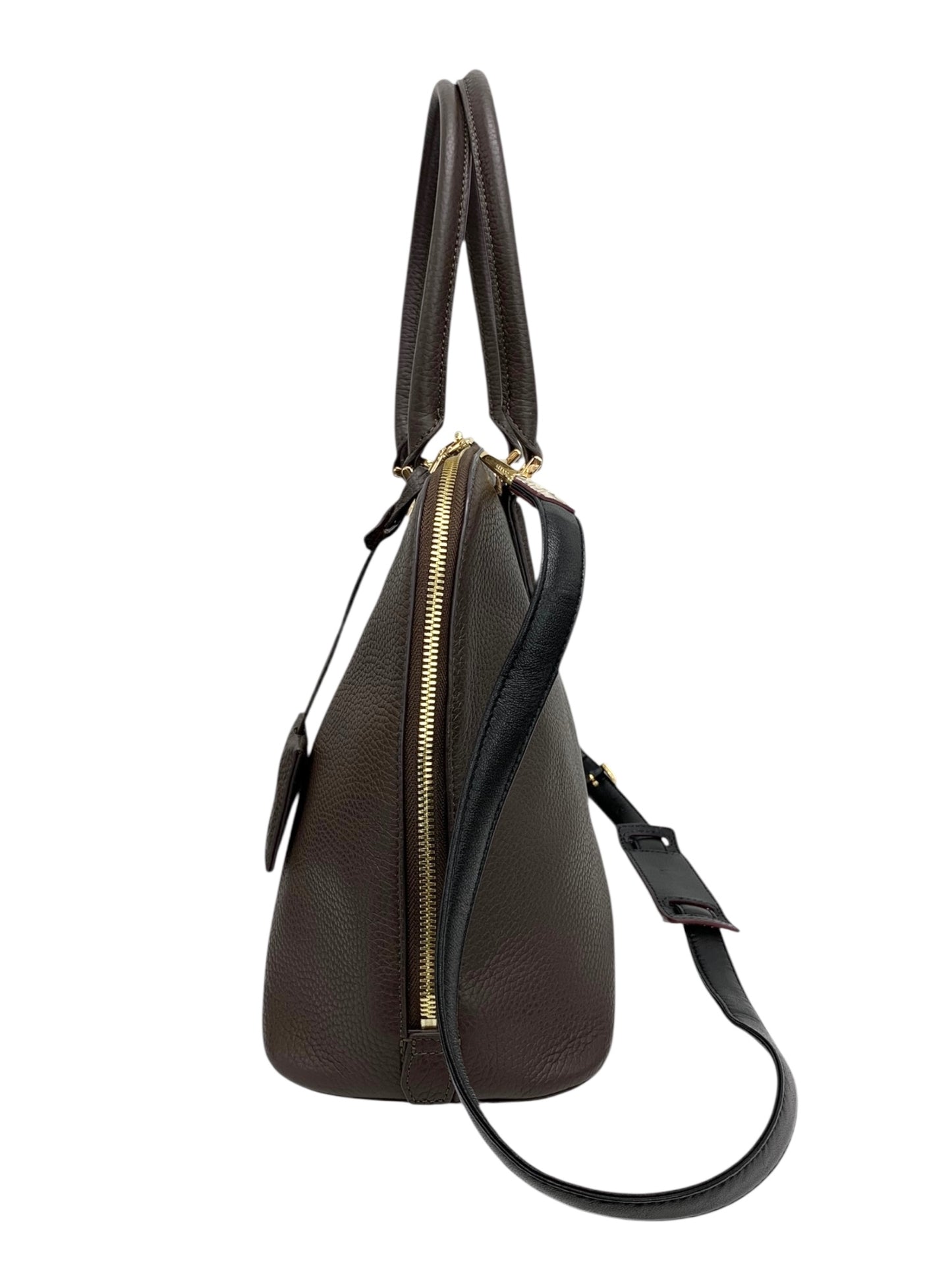 ココセリュックスゴールド ハンドバッグ ブラウン レザー 2WAY ITV08IOYHX06