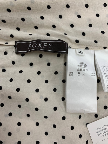 フォクシーブティック パールドロップ Pearl Drop 41583 ブラウス 40 ホワイト ITXCYTUK4NUM