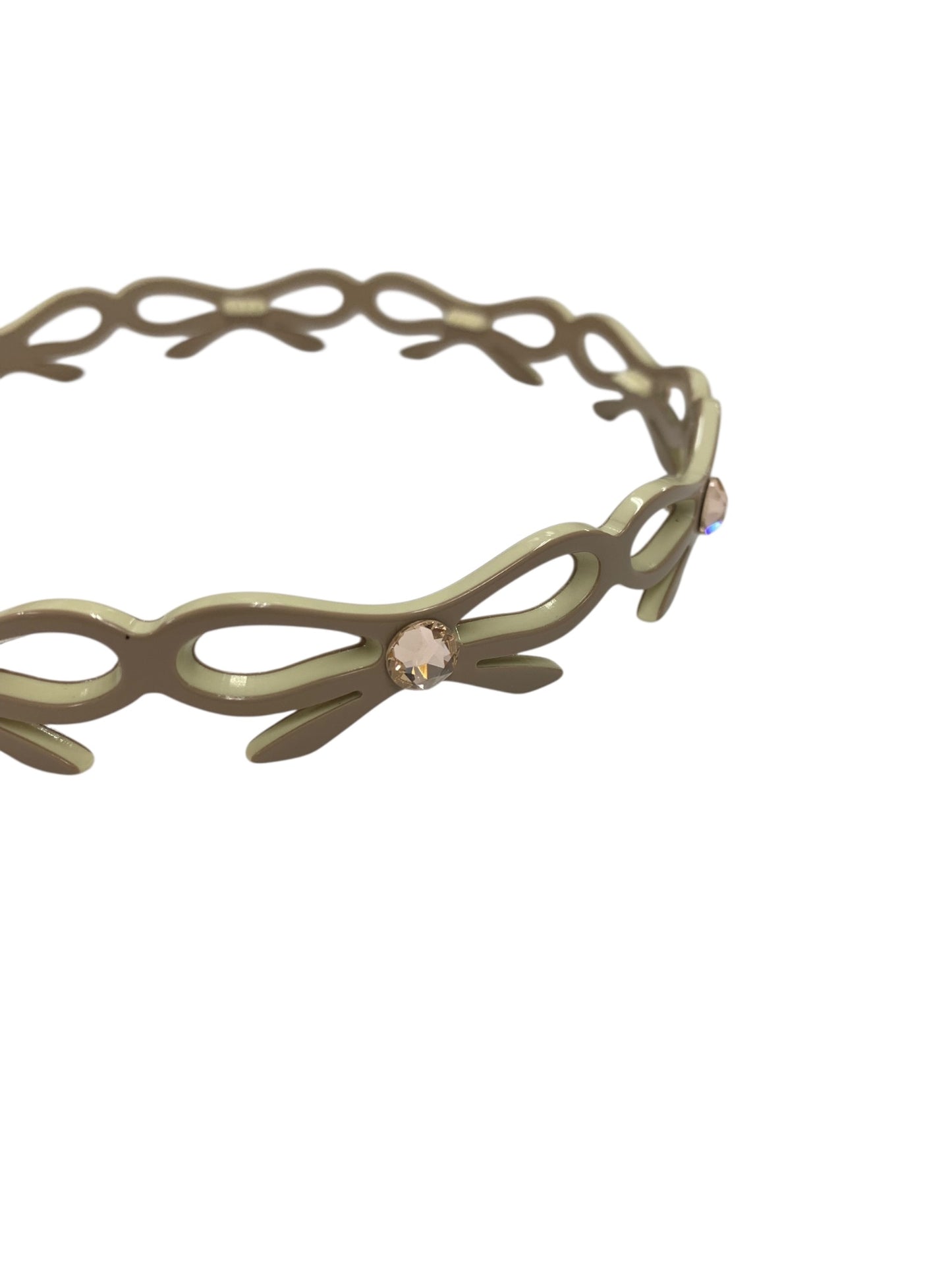 アレクサンドルドゥパリ カチューシャ ベージュ リボン ITZ8YRQV24YU