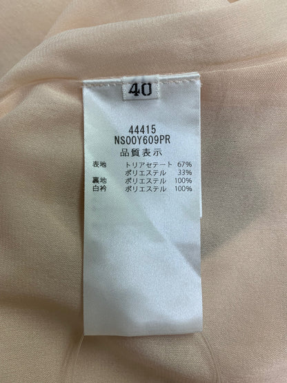 フォクシーニューヨーク New Standard Dress 44415 ワンピース 40 ベージュ ITIAIUAN5X88
