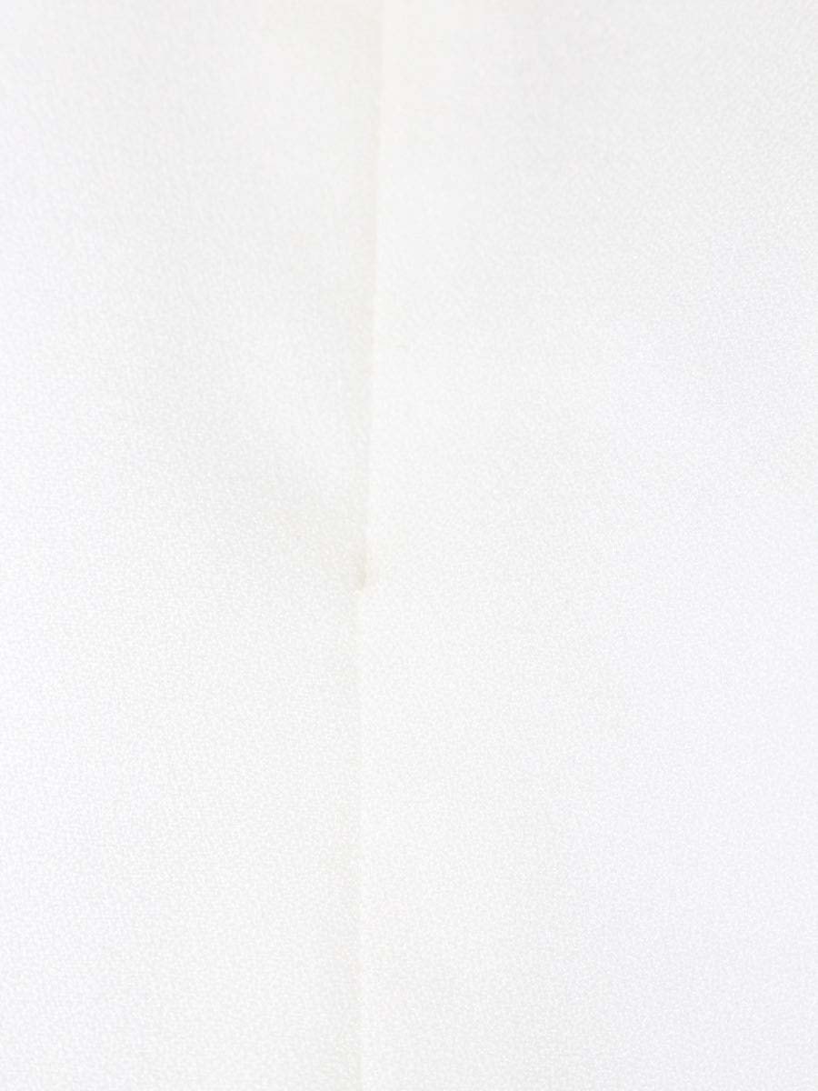 ルネ 5331140 ブラウス 34 ホワイト バイカラー リボン ITRQ2AM93I0E