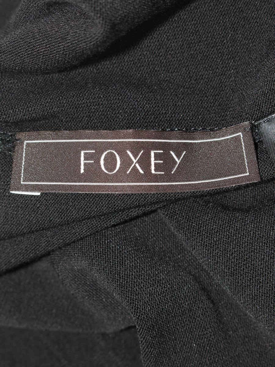 フォクシーブティック Flounce Petal 37908 ニット セーター 38 ブラック IT8DMZ9K1UQ4