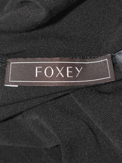 フォクシーブティック Flounce Petal 37908 ニット セーター 38 ブラック IT8DMZ9K1UQ4