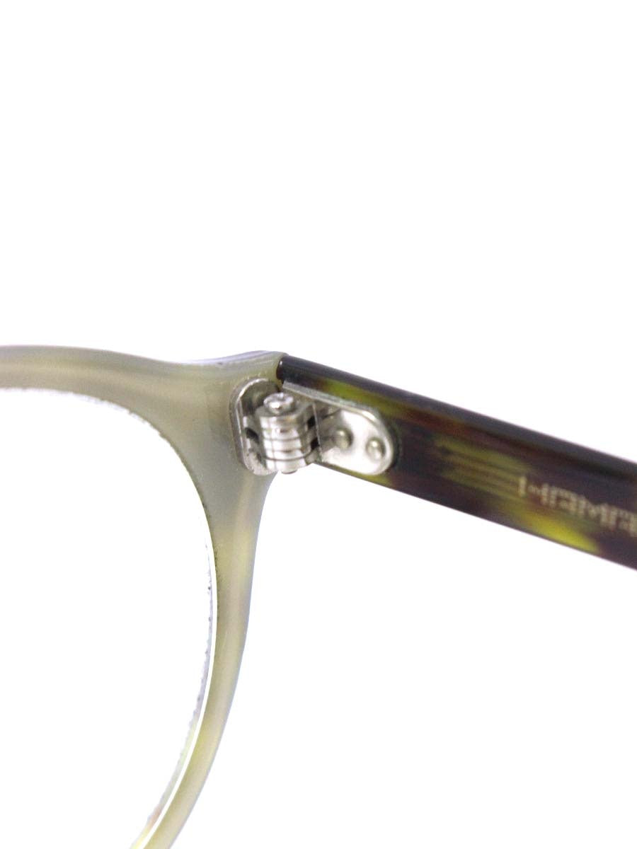 ハマモト HT-517 メガネ カーキグリーン セルフレーム フルリム ボストン ITSL29CBB4VD 【SALE】