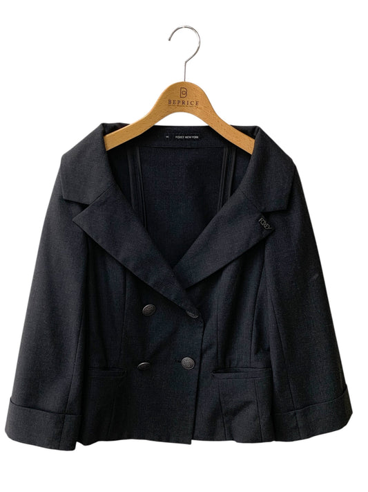 フォクシーニューヨーク 27237 ジャケット 40 グレー レディ ITDUS5MMB97Y