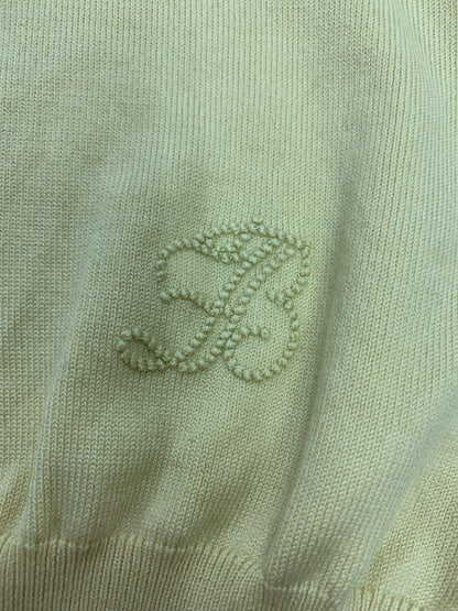 フォクシーブティック Knit Top Lunetta 42614 ニット 40 イエロー ウール シルク IT1ZF9STTH8O