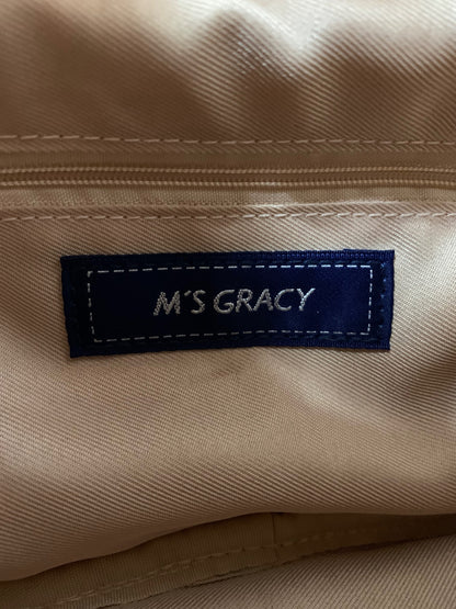 エムズグレイシー 294521 ハンドバッグ ピンク エコファー フェイクパール ITIFX1CE80AE