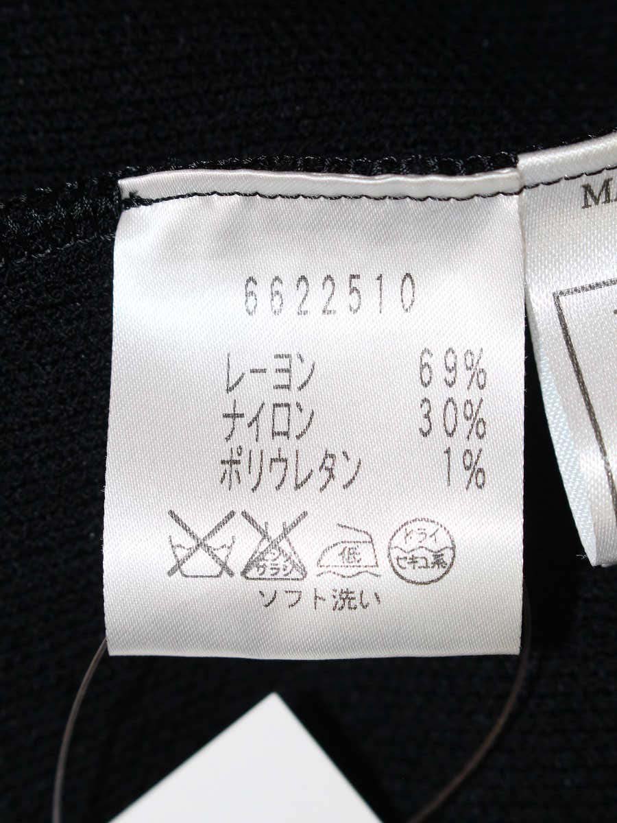 ルネ 6622510 ワンピース 36 ブラック ジップアップ ストレッチ IT3NI6P33FVO