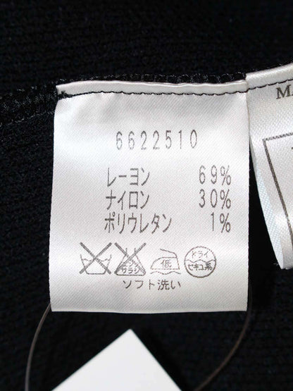 ルネ 6622510 ワンピース 36 ブラック ジップアップ ストレッチ IT3NI6P33FVO