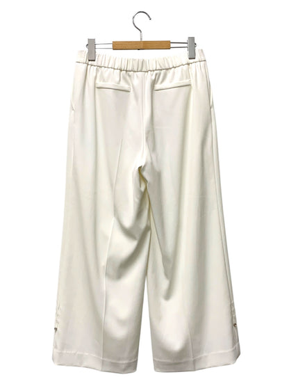 トゥービーシック ワルツラインストーン ワイドパンツ W5R06-710-02 42 ホワイト 25SS IT6KF1FF624G