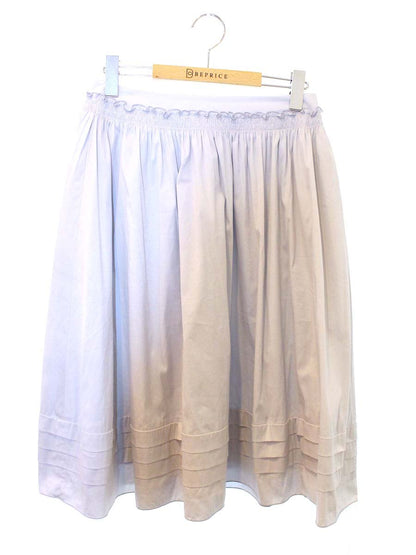 フォクシーニューヨーク Provence 40758 スカート 38 ブルー ITJOD91DW4UO