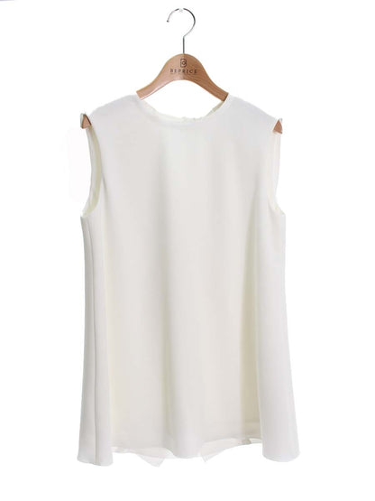 フォクシーニューヨーク ブラウス Isabelle Ruffle Tank 37279 トップス カットソー 40 ホワイト IT58448CONX8