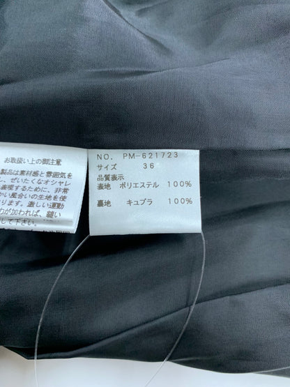 エムズグレイシー 621723 ワンピース 36 ブラック フラワーモチーフ ITRLJYGAVEU0
