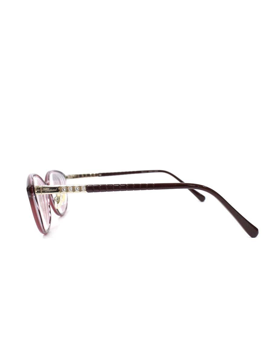 ショパール VCH302J メガネ ワインレッド サイドストーンロゴ IT3HOCPIC06G