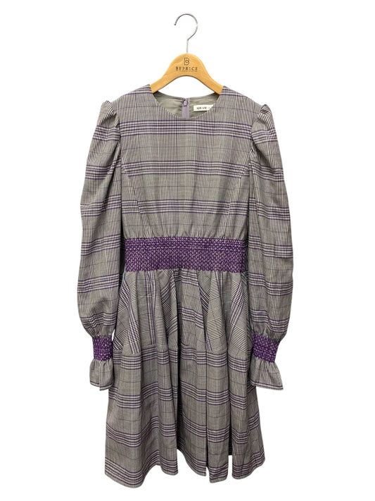 アディアム Camellia dress 42483 ワンピース 0 グレー チェック ITS41RDNFYYT