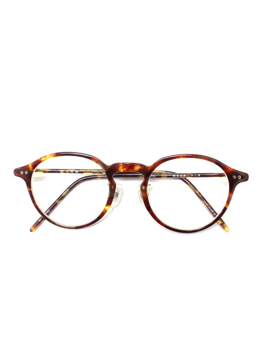 金子眼鏡 KC-39 DEMI メガネ ブラウン ボストン べっ甲柄 セルフレーム フルリム ITW3CQJFFMC6