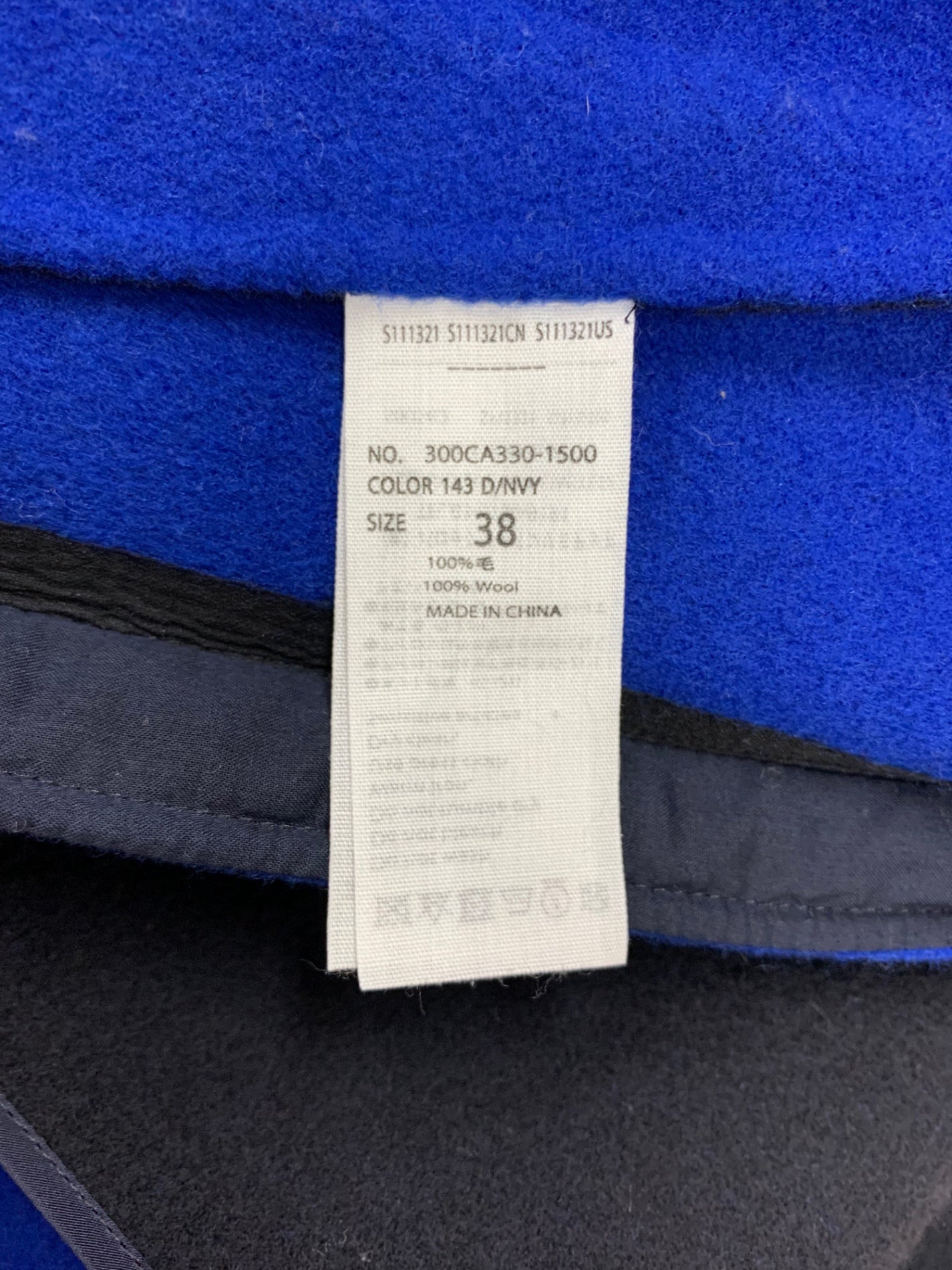 エンフォルド 300CA330-1500 チェスターコート 38 ネイビー ウール ITTEHQ5RK25A