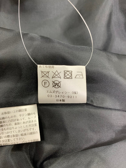 エムズグレイシー 414113 ジャケット 38 ブラック ノーカラー ITTAQOOL36YG